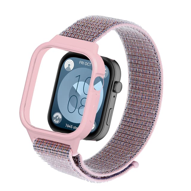 Keecuty Armband für Huawei Watch Fit 3 - Sport Ersatzarmband in Rosa ❤️