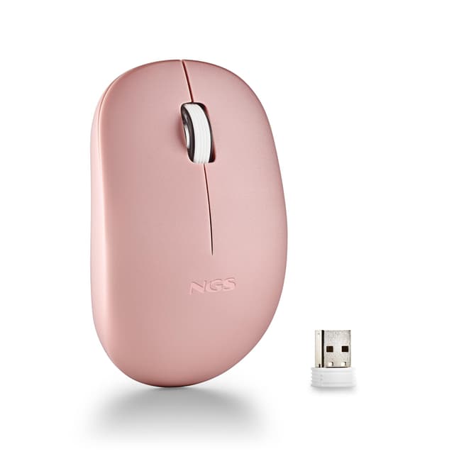 NGS Fog Pro Pink - Kabellose Maus mit 1000 DPI 🖱️