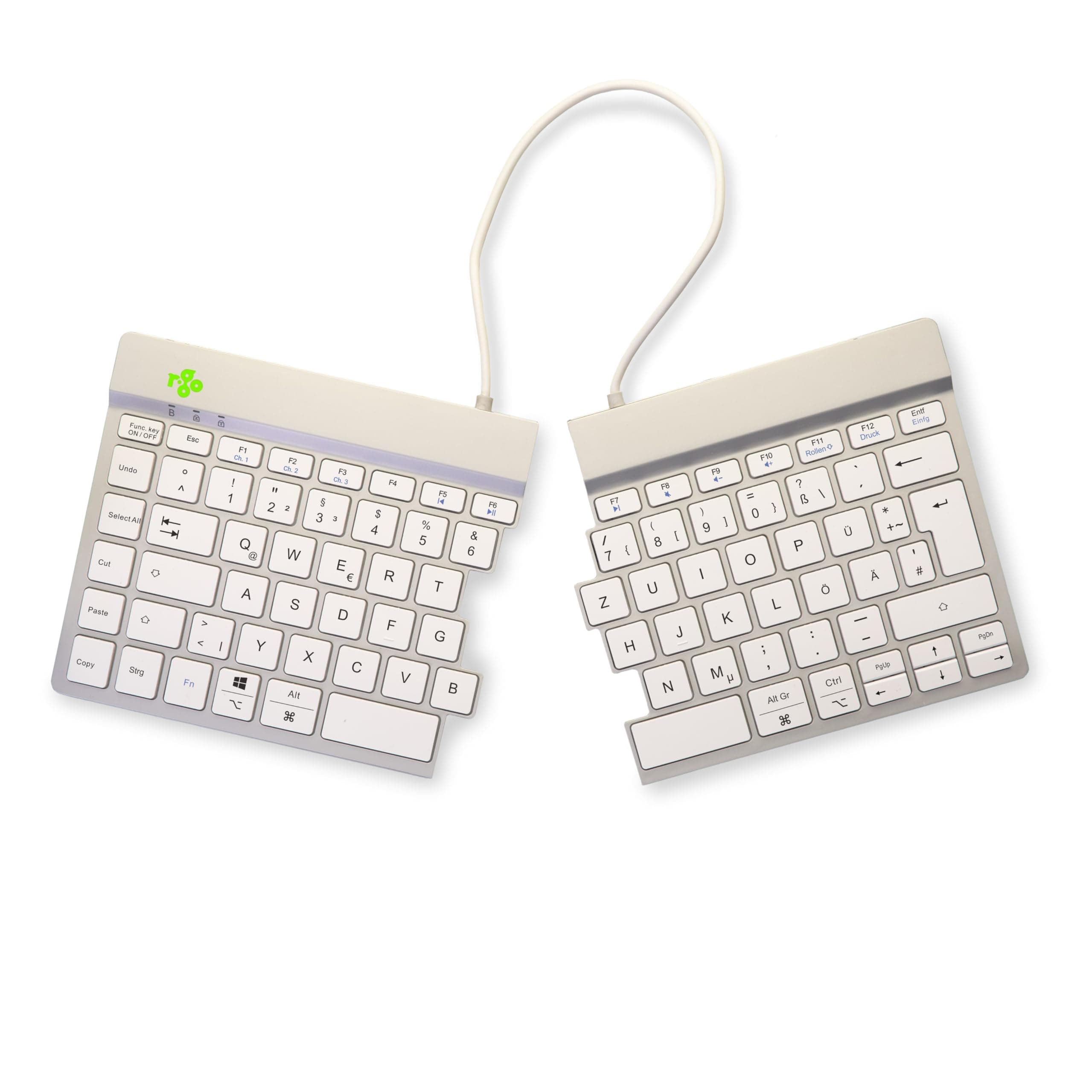 🌟 R-Go Split Tastatur, Bluetooth 5.0, Ergonomisches Design 🌟