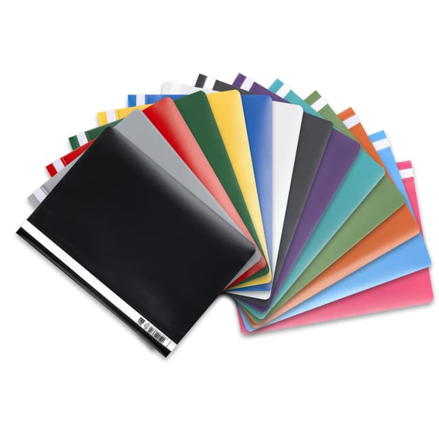 Angebot: Oxford Schnellhefter A4 aus Kunststoff, farbig sortiert, 14 Stück 🌈