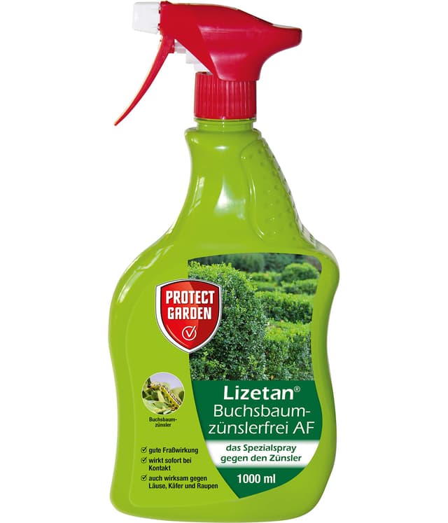 🌿🐛 Schützen Sie Ihren Garten mit PROTECT GARDEN Lizetan Buchsbaumzünslerfrei AF Spray! 🌿🐛