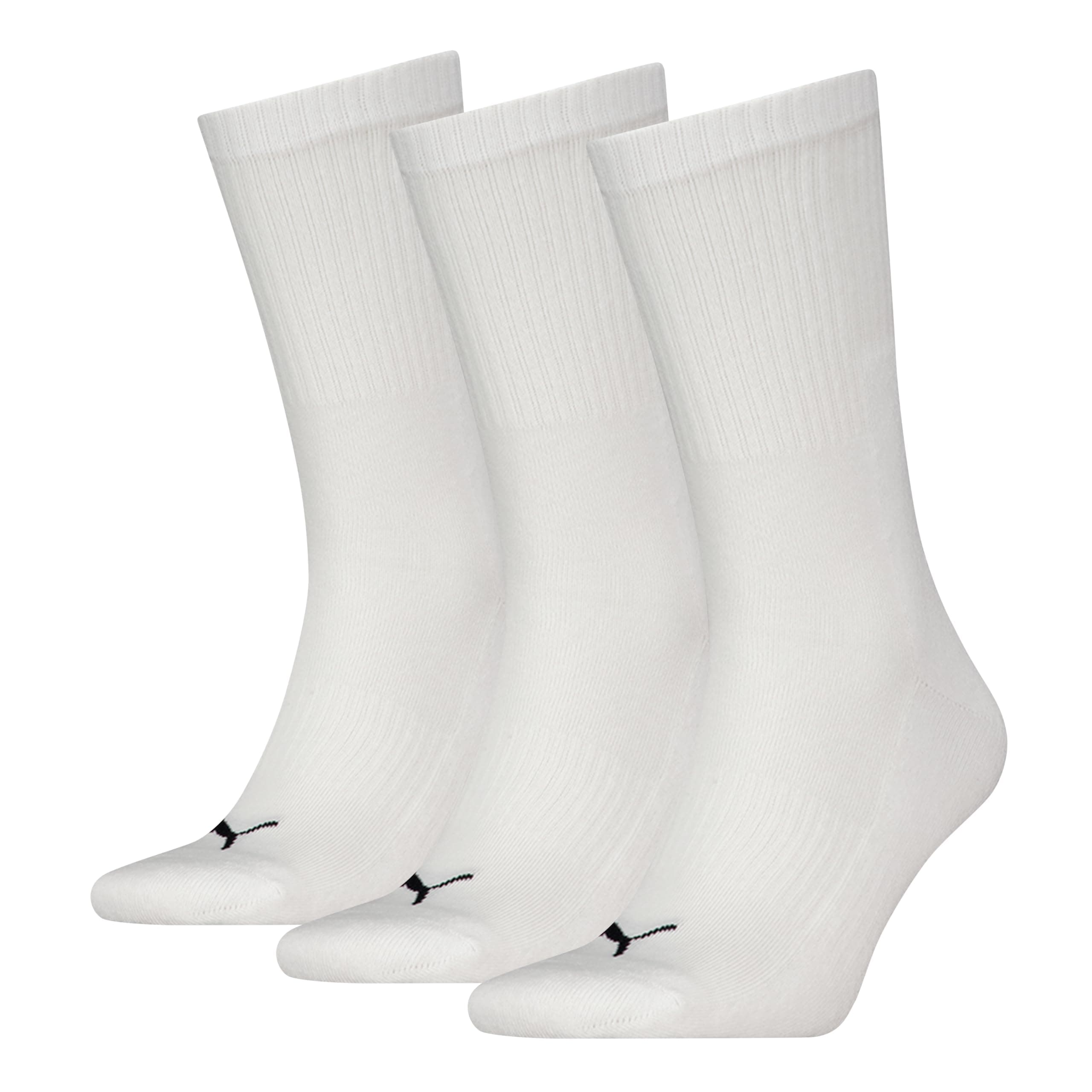 🧦 PUMA Unisex Cushioned Crew Sock (3er Pack) 35-38 Weiß - 35% Rabatt!