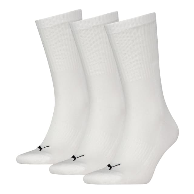 🧦 PUMA Unisex Cushioned Crew Sock (3er Pack) 35-38 Weiß - 35% Rabatt!