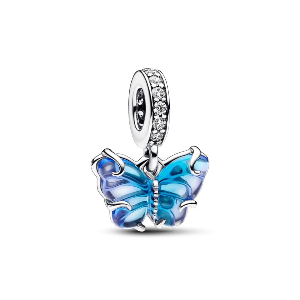 Pandora Moments Creolen Schmetterling aus Muranoglas 🦋