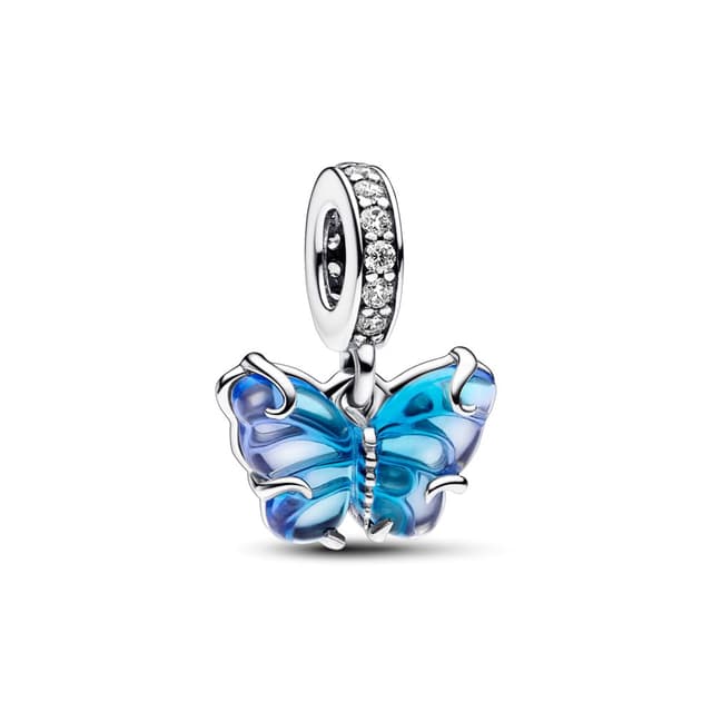 Pandora Moments Creolen Schmetterling aus Muranoglas 🦋