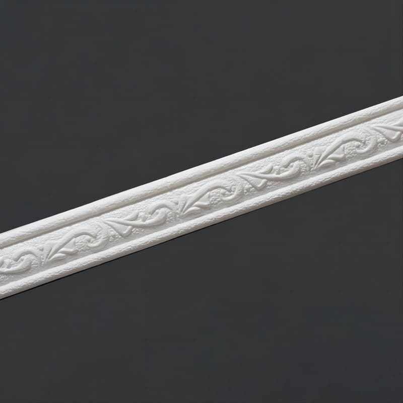 Selbstklebende Tapetenbordüre - Weiß 4 X 230cm
