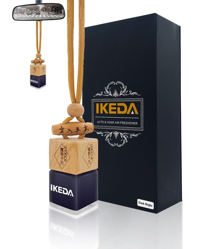 Auto Duft Lufterfrischer | 10ml Duftbaum Auto Aufhänger Diffusor | Autoduft gegen Gerüche | Geschenke für Männer Frauen (Dark Night)
