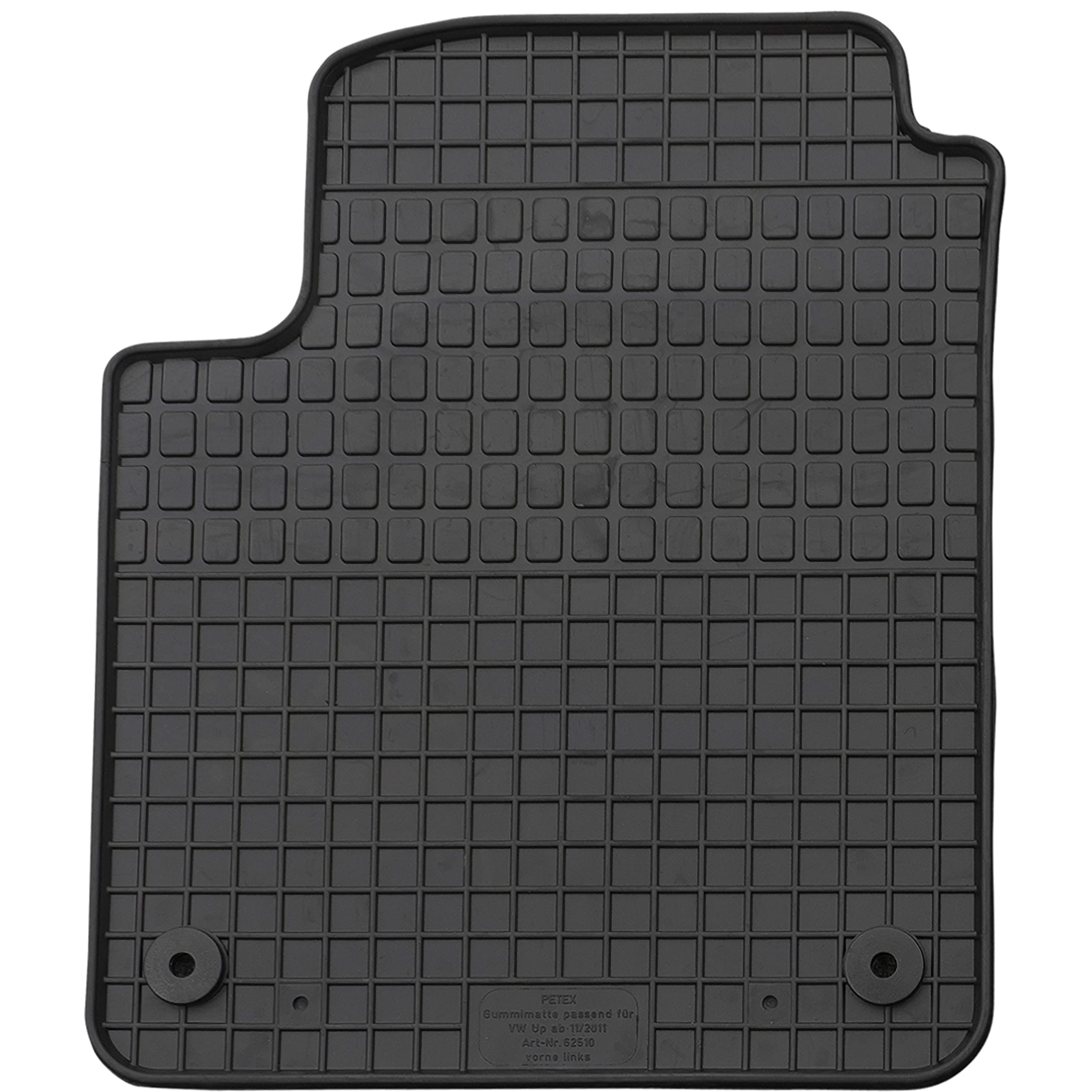 🚗🔥 Super Angebot! PETEX Passform Fahrer Gummimatte Premium 1-TLG schwarz