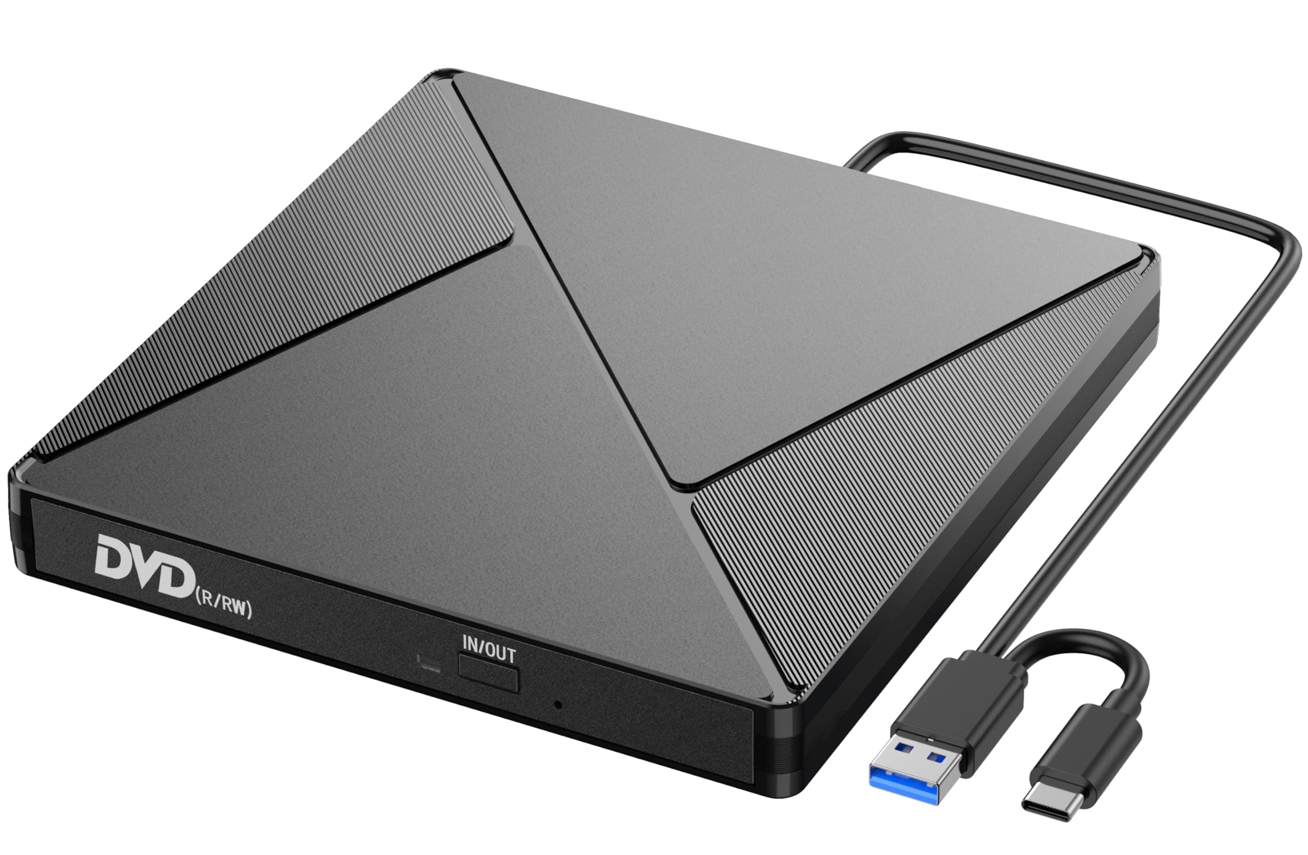 🔥 Externes CD DVD Laufwerk 2 in 1 USB 3.0 & USB-C 🔥