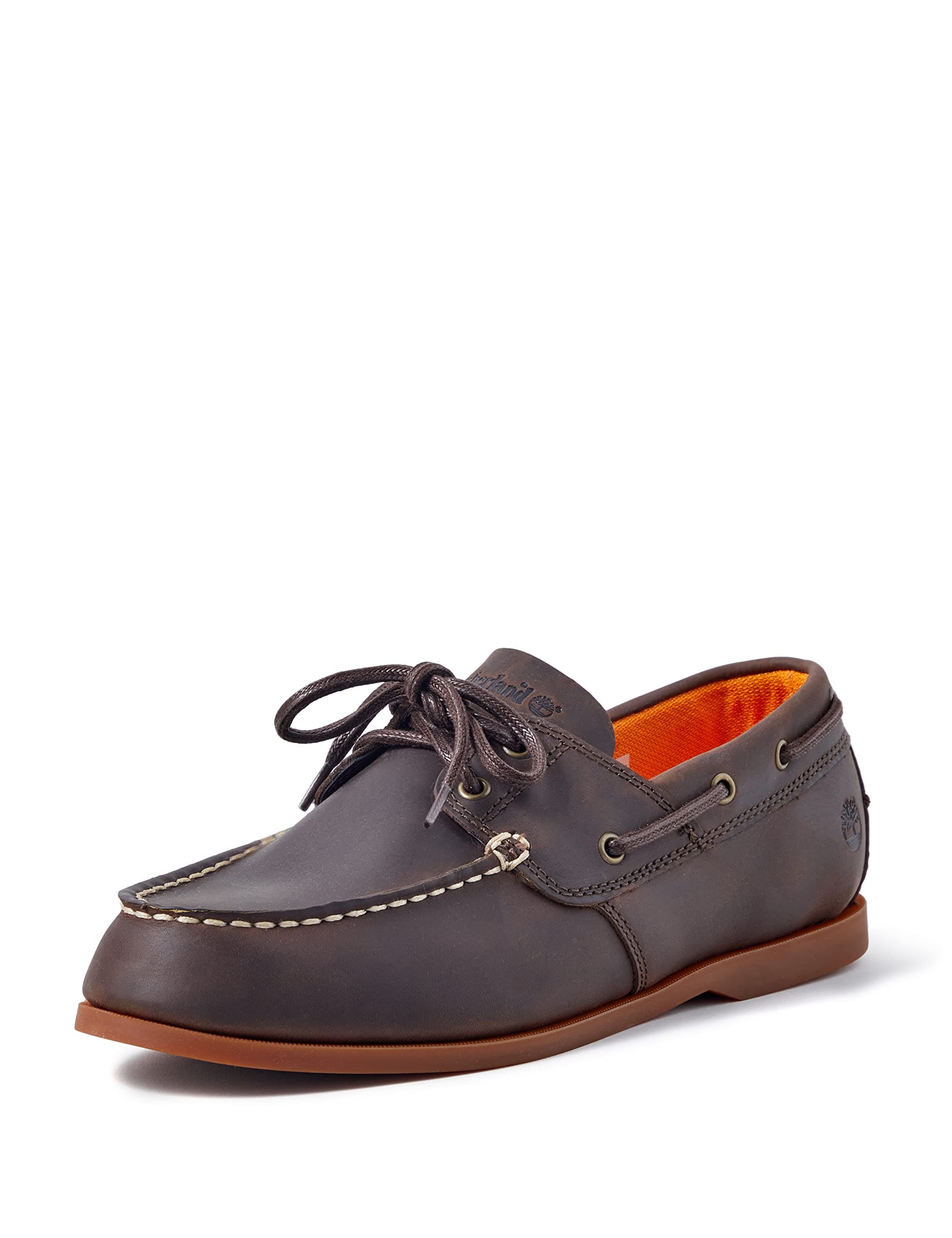 👞🌲 Timberland Herren Cedar Bay 2 Eye Boat Shoe 45.5 EU Weit Dk Brown Full Grain Deal - 30% Rabatt! 🎉