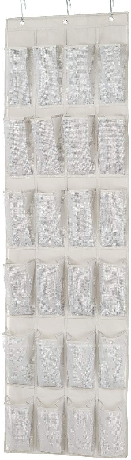 👠 Amazon Basics Organizer über der Tür für Schuhe, Medium, 24 Paar 👟