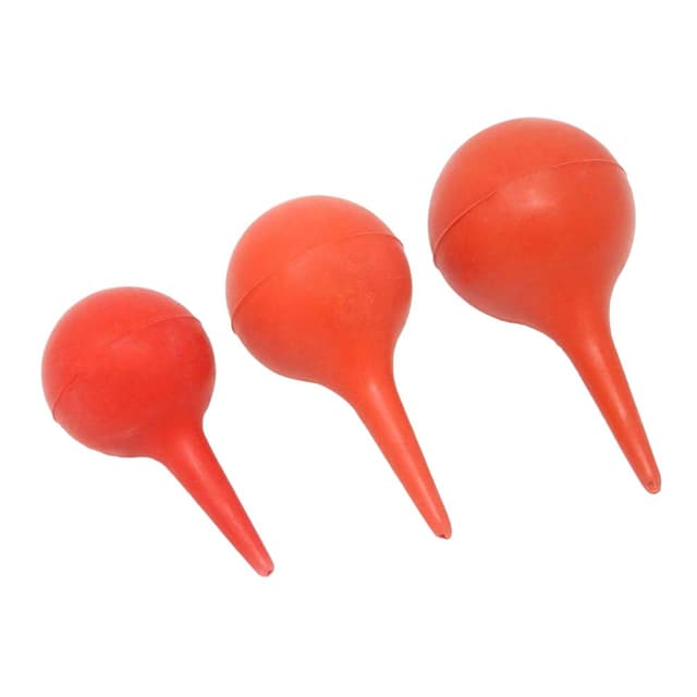 🔥 HEALLILY 3 Stück Gummi-Quetschkolben Ohrspritze Ball Labor-Werkzeug 30 ml, 60 ml, 90 ml - Deal!