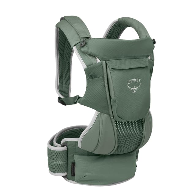 👶🌞 Osprey Poco Kindersitz - Deluxe Kindersitz - Eingebauter Sonnenschutz - Atmungsaktive Aufhängung - Verstellbare Passform - Maschinenwaschbarer Sabberschutz - Bluesign-zertifizierte Materialien