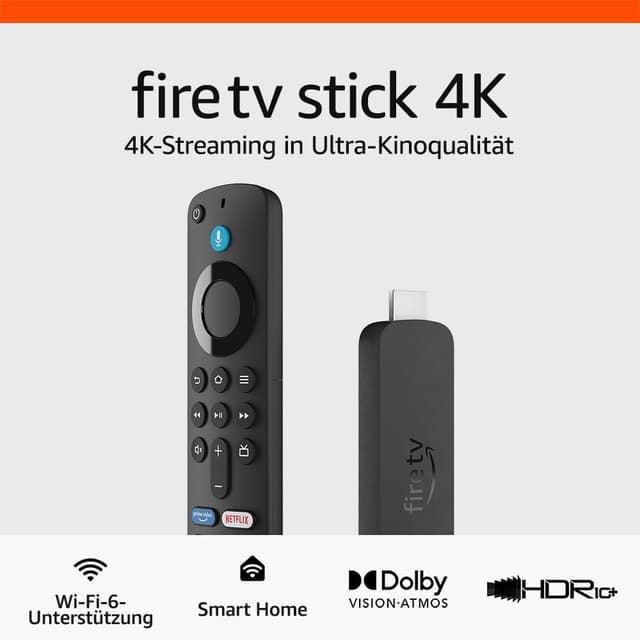🔥 Deal: Amazon Fire TV Stick 4K mit Wi-Fi 6 und Dolby Vision/Atmos für nur 33.99€! 🔥