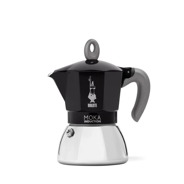 Angebot: Bialetti - Moka Induction, Moka-Kanne, Geeignet für Alle Herdarten, 6 Tassen Espresso (270ml), Schwarz