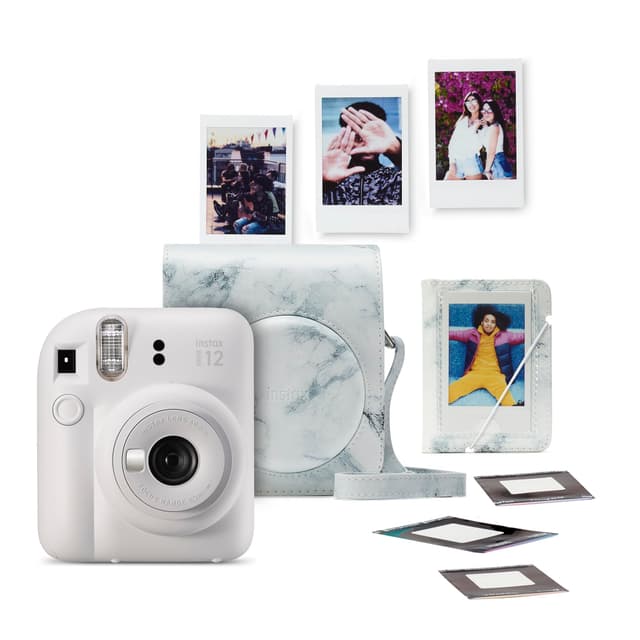 📸🎁 Exklusives instax mini 12™ Bundle Weiß Clay-White 🎁📸