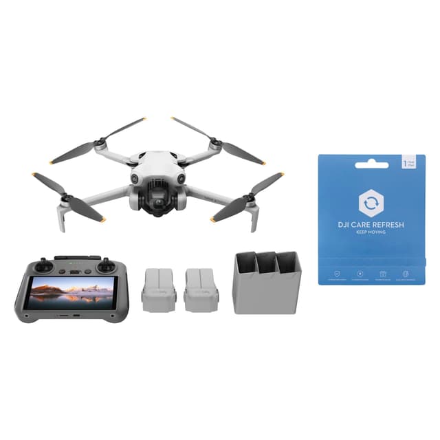🚁 DJI Mini 4 Pro Fly More Combo mit DJI RC 2 Fernsteuerung inkl. Care Refresh 1-Jahres-Schutzpaket 🎥