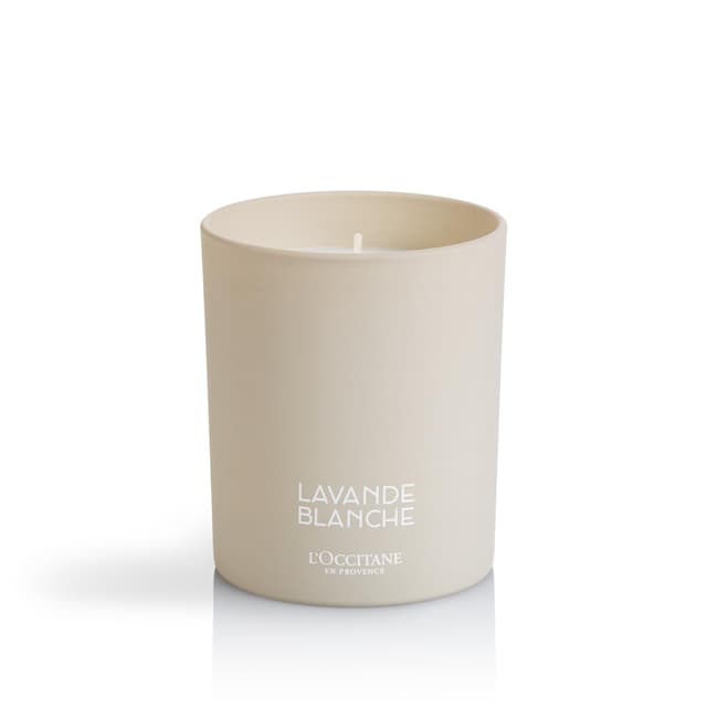 L'OCCITANE - Kerze Weißer Lavendel - 180 mg - In Frankreich hergestellt