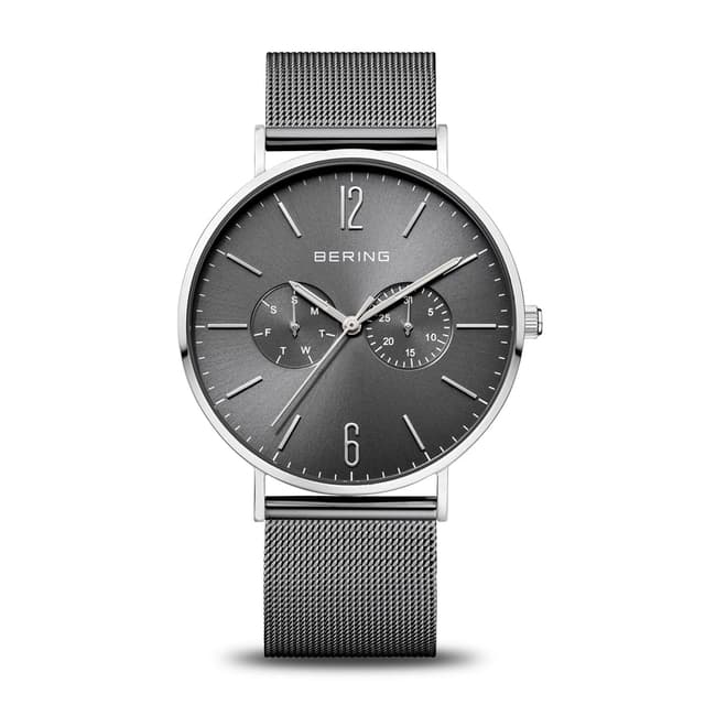 BERING Herren Uhr Quarz Movement - Classic Collection mit Edelstahl und Saphirglas 14240-809 - Wasserdicht: 3 ATM 14240-308 🕒🎁