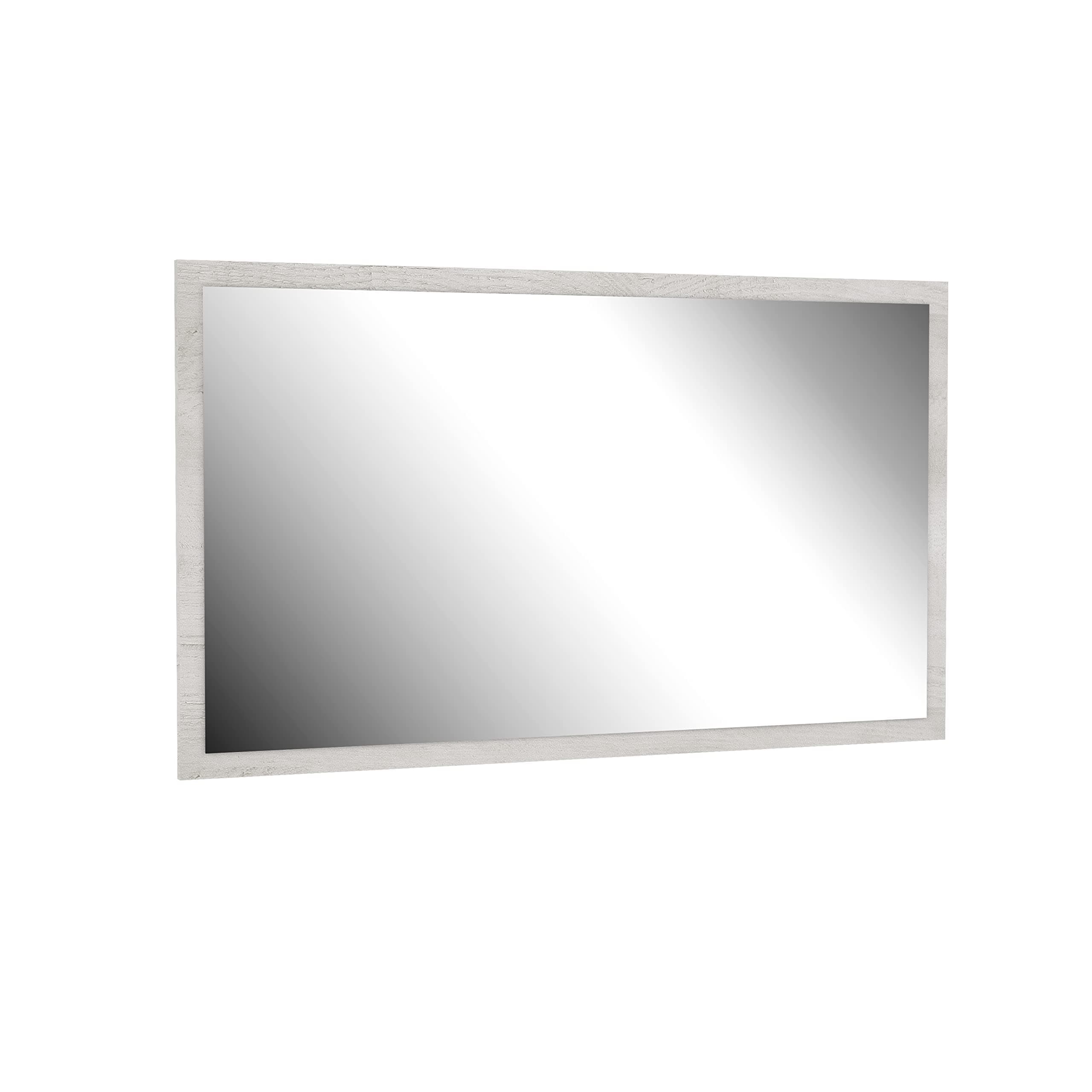 Angebot: FORTE Duro Spiegel ⭐️ Holzwerkstoff Pinie Weiß 120x70x1,8 cm