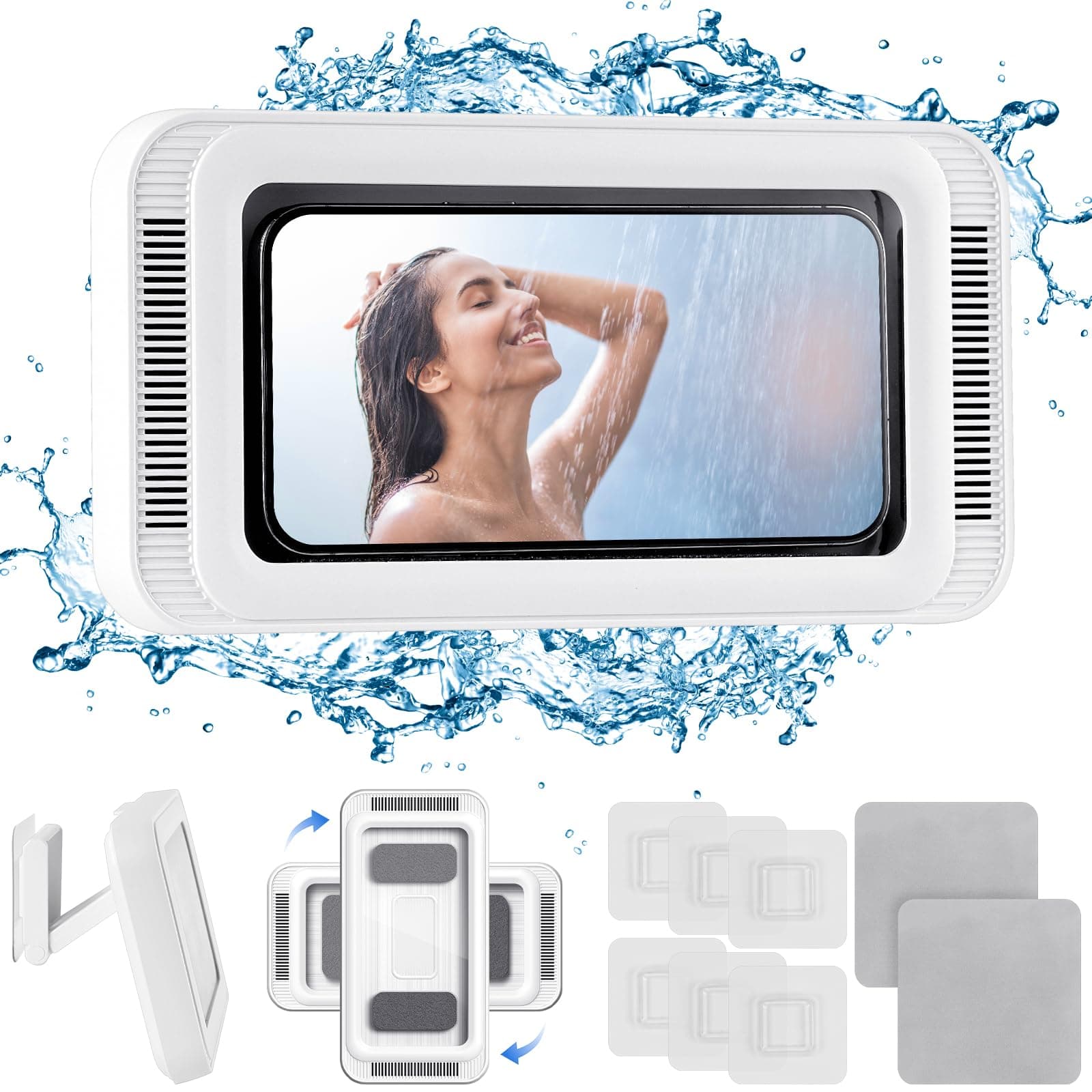 🚿 HOTUT Dusch-Handyhalterung 480° Verstellbar 📱💧