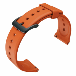 Ticwatch Pro 5 Smartwatch-Armband Bonfire Orange 🌟 Schnellverschluss 🌈 Umweltfreundliches Silikon