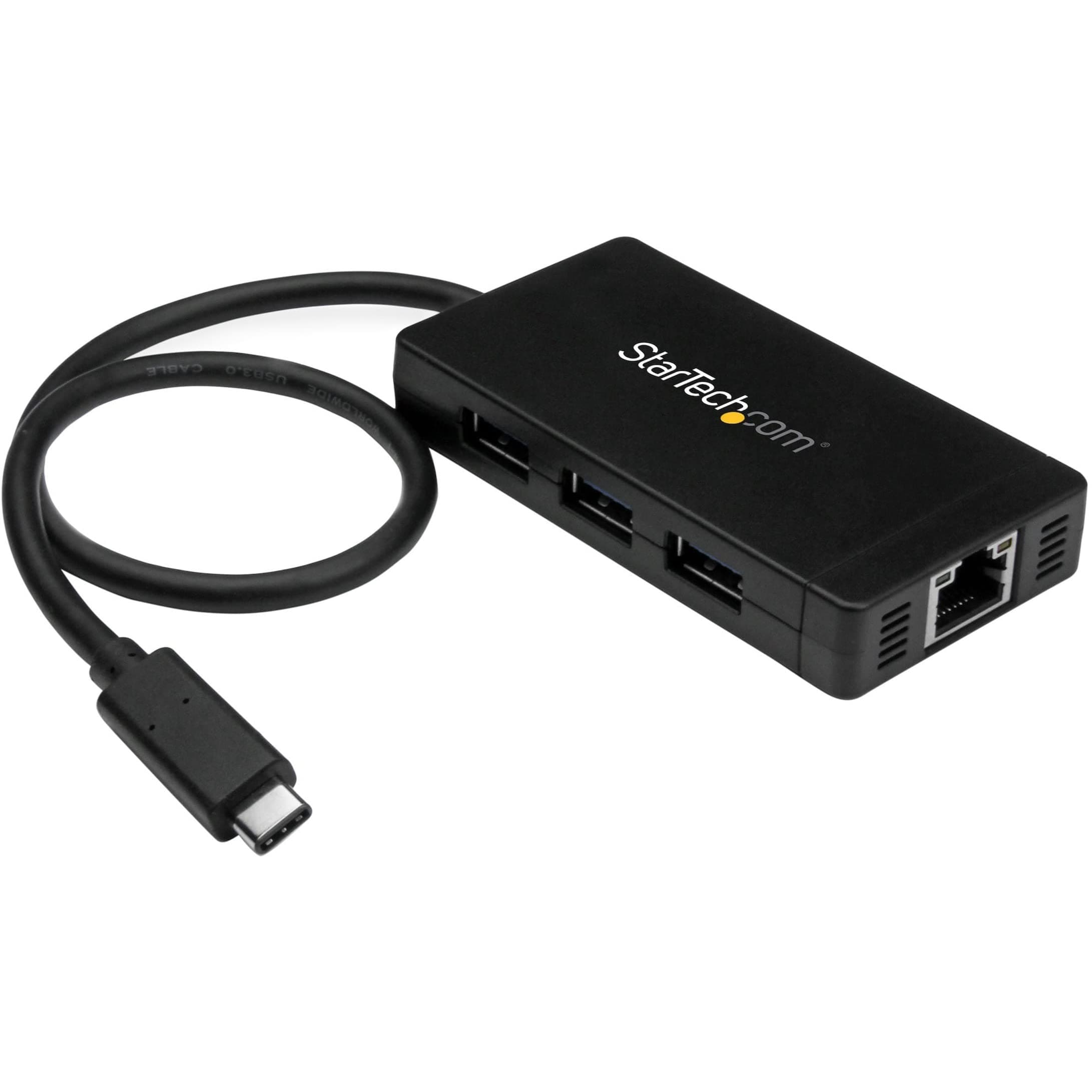 StarTech.com 3 Port USB 3.0 Hub mit USB-C und Gigabit Ethernet 🚀