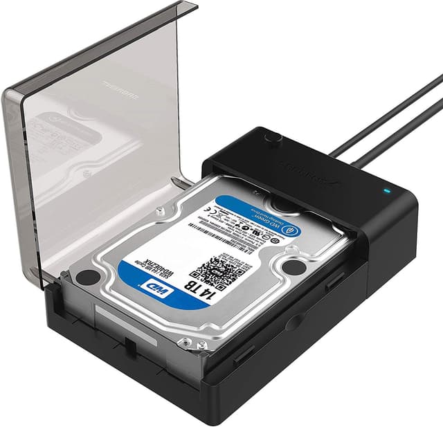 🚀 SABRENT Festplatten Dockingstation für 2,5 3,5 Zoll SATA HDD & SSD USB A 5Gbps (EC-DFLT) 2.5"/3.5" SSD - Superschnelle Übertragung!