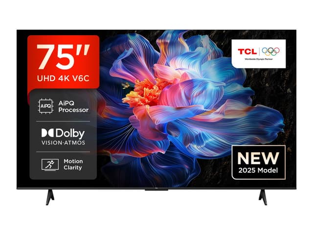🌟 Super Angebot! TCL 75V6C 75 Zoll 4K HDR Smart TV 📺