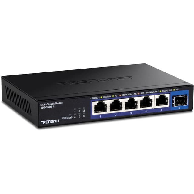 🔥 Angebot: TRENDnet TEG-S5061 6-Port Unmanaged 2,5G Switch!