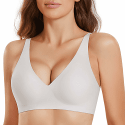 🌟 JOYTREE Glatter BH Damen Ohne Bügel mit tiefem V-Ausschnitt 🌟