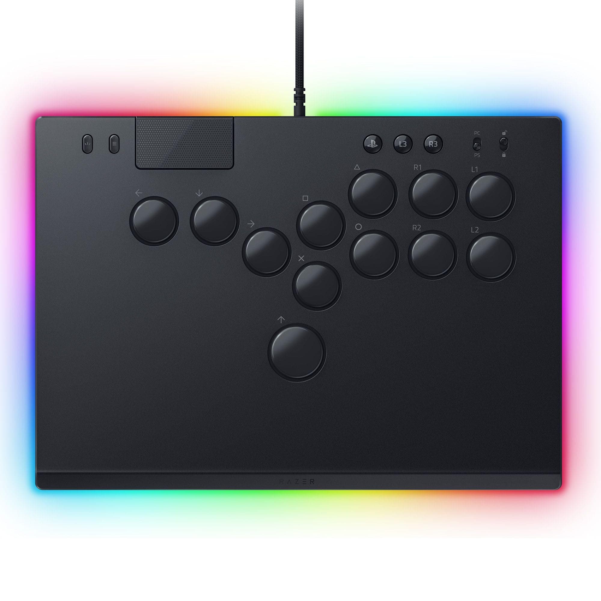 🎮 Razer Kitsune - Optischer All-Button-Arcade-Controller für PS5 und PC Schwarz 🖤