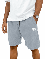 👖 TARAINYA Corduroy Kurze Hosen Herren - Sommer Stretch Freizeitshorts