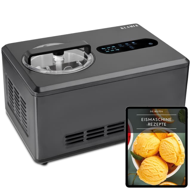 KLAMER 2-in-1 Eismaschine & Joghurtbereiter 2 L, 220 W 🍦🍨