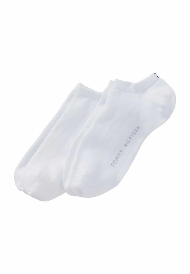 🔥 Deal des Tages! Tommy Hilfiger Damen Sneaker Socken (2er Pack) 35-38 Weiß - Nur 8€!