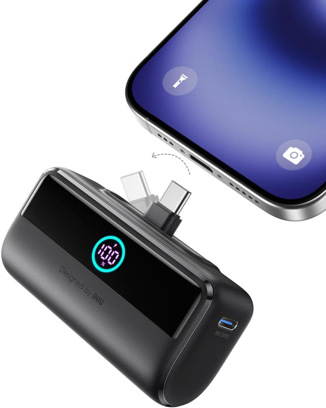 🔋📱 INIU Mini Powerbank mit Schnellladung, 5500mAh Power Bank 22.5W 🌟