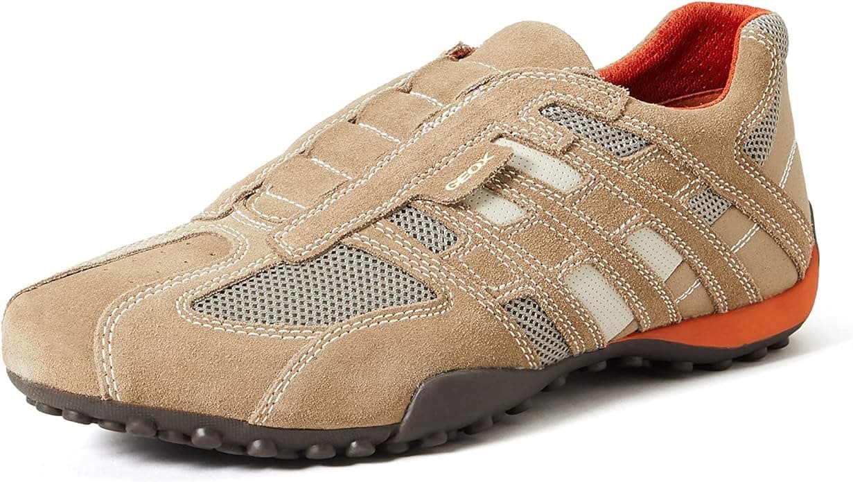 🔥 Geox Herren Uomo Snake L Sneaker 46 EU Beige Dk Orange - Nur 60.86€!