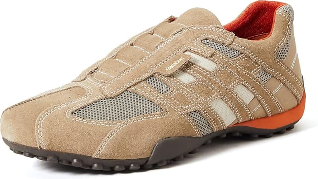 🔥 Geox Herren Uomo Snake L Sneaker 46 EU Beige Dk Orange - Nur 60.86€!