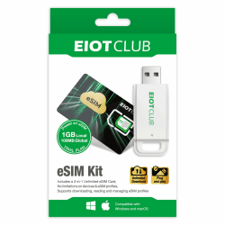 📱🔓 EIOTCLUB Physische eSIM-Karte & Kartenleser | eSIM-fähig für Android & mehr!