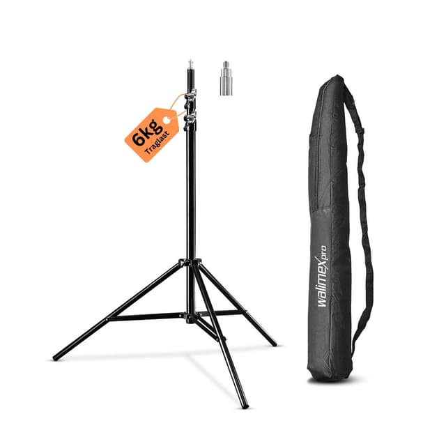 📸🌟 Walimex pro Lichtstativ WT-806 256 cm Höhe 1er Set 🌟📸