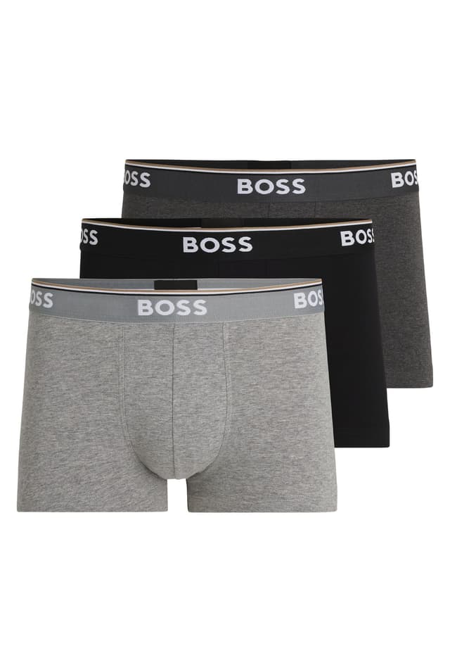 🔥 BOSS Herren Trunk, 3er Pack Power Multi-Pack: Boxershorts M Open Grey 061 - Sonderangebot!