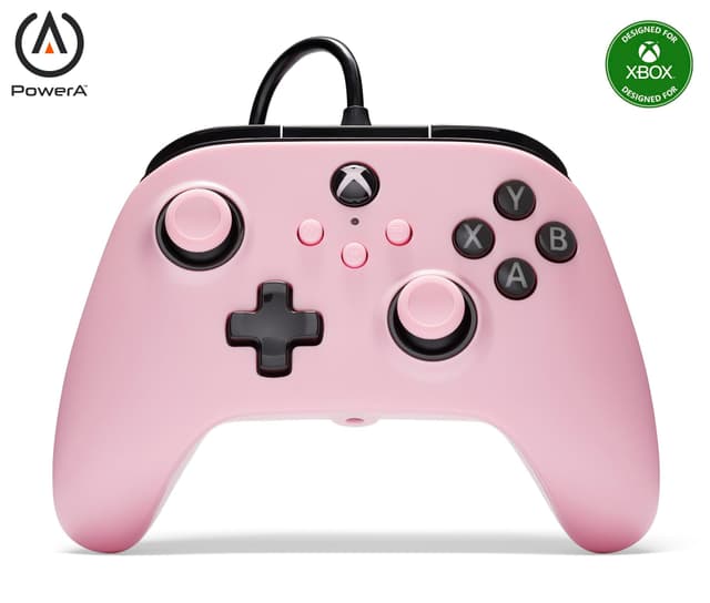🎮🌸 Kabelgebundener PowerA Controller für Xbox Series X|S - Rosa 🌸🎮