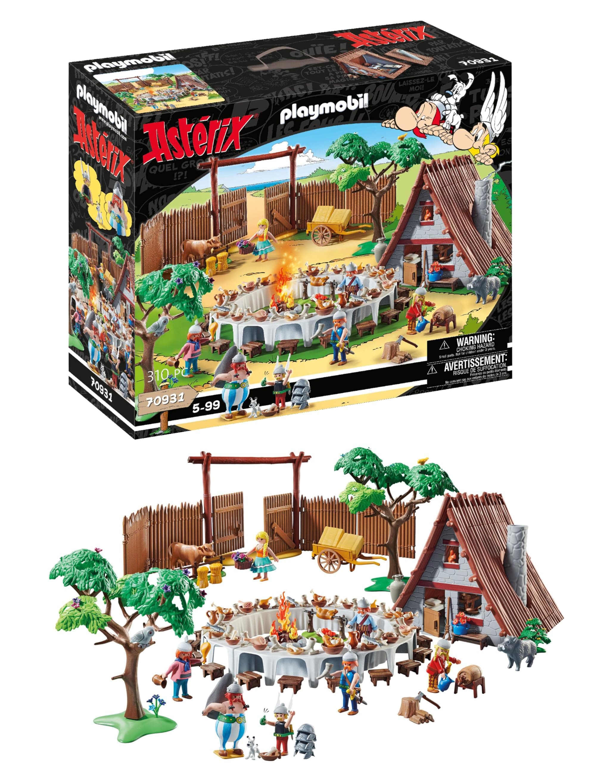 🎉 PLAYMOBIL Asterix 70931 Großes Dorffest Spielzeug für Kinder ab 5 Jahren 🎈