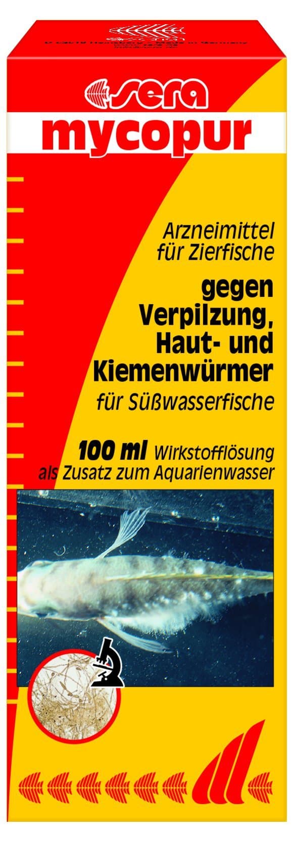 🐟 Sera Mycopur 100 ml - Arzneimittel für Fische 🌿