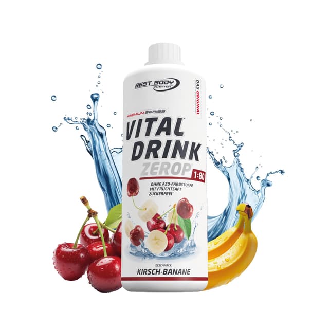 Angebot: Best Body Nutrition Vital Drink ZEROP® - Kirsch-Banane 🍒🍌
