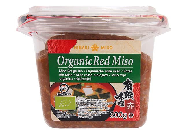 🌿🍜 Hikari Miso Natürliche Bio Miso-Paste, rot, 500 g (1er Pack) 🍜🌿