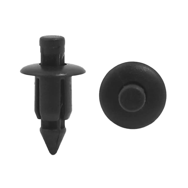 Angebot: 50 Stück Schwarze Kunststoffnieten Spritzschutz-Befestigungsclips 6 mm für Auto ⭐🚗
