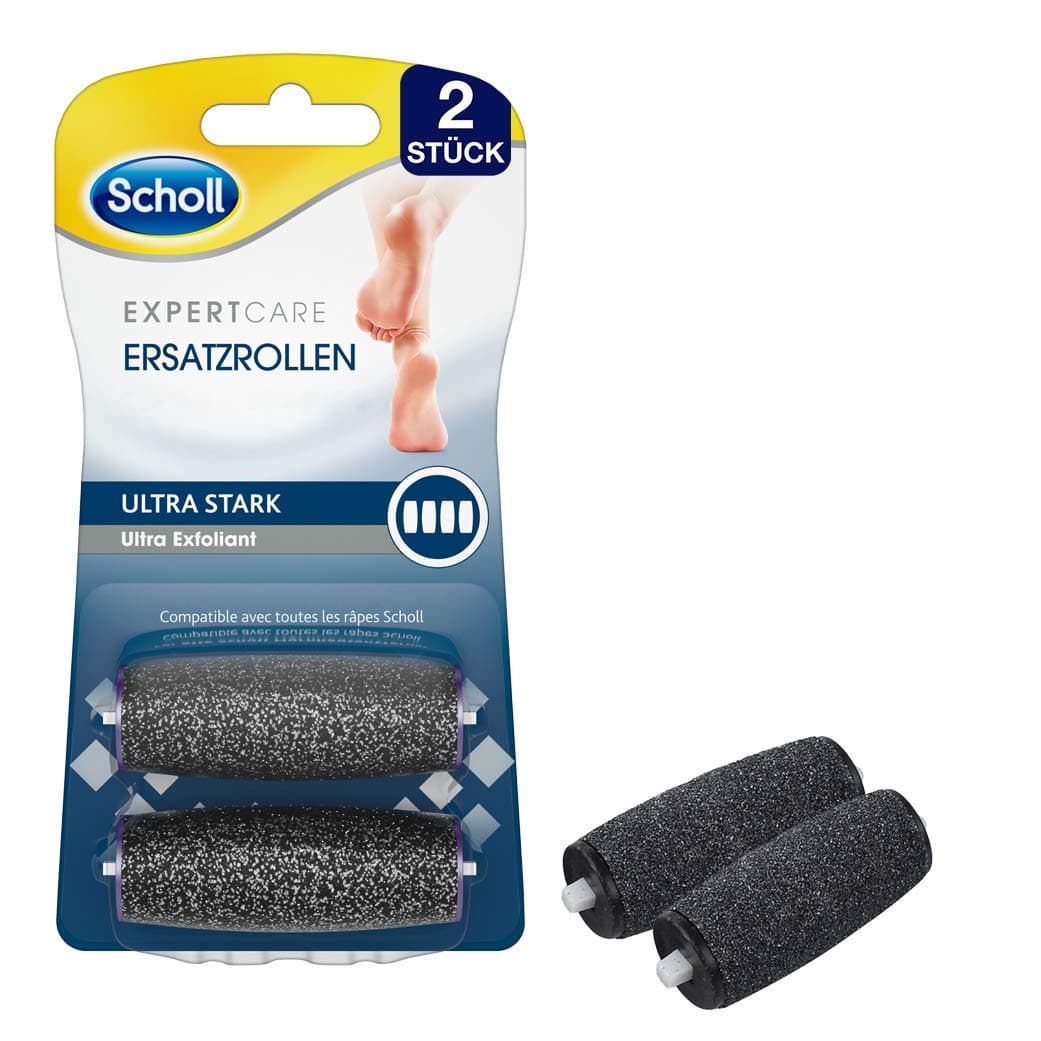 🌟 Scholl Expert care Wet & Dry Ersatzrollen Ultra Stark - Nachfüller für elektrische Hornhautentferner