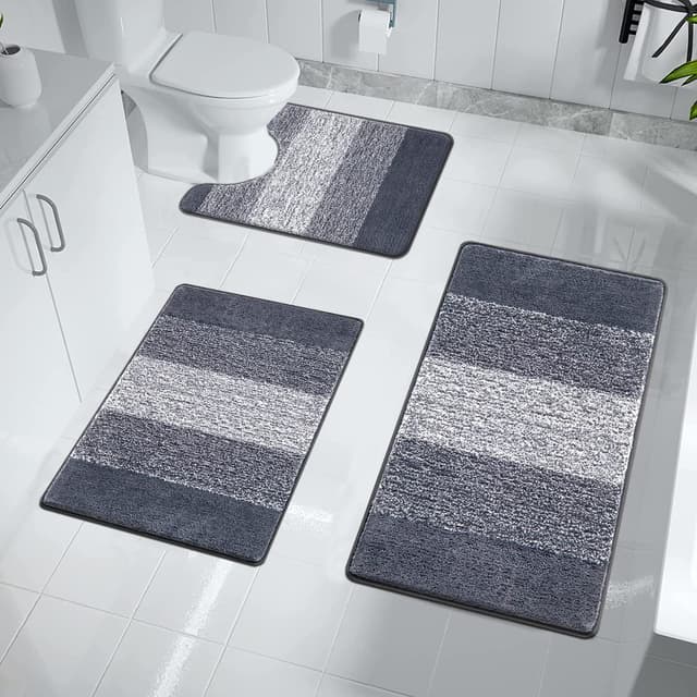 Enyhom 3-teiliges Badezimmerteppich-Set 🛁🚽