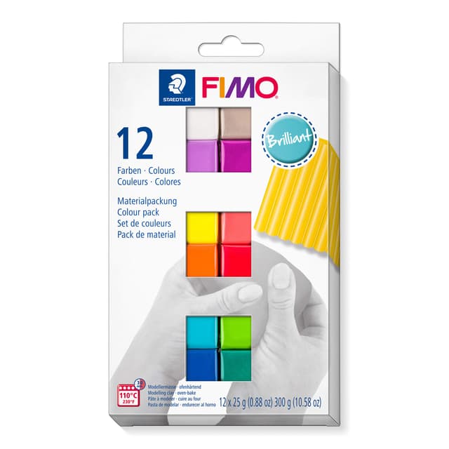 🎨 STAEDTLER FIMO soft brilliant colours 12er-Pack - Angebot